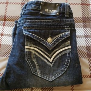 Mens Rue21 black premium jeans boot cut